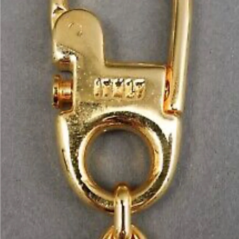 GUCCI Vintage gold plated keychain - - Picture 6 of 9